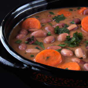 Imagem da receita Sopa de Feijão com Cenoura