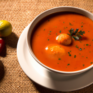 Imagem da receita Sopa de Tomate Assado com Alho